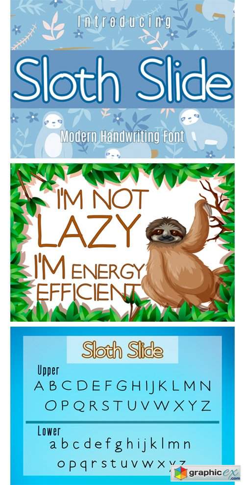  Sloth Slide Font 
