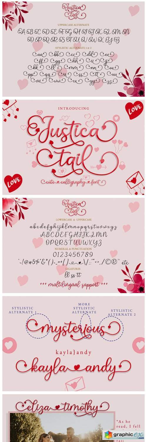 Justica Tail Font