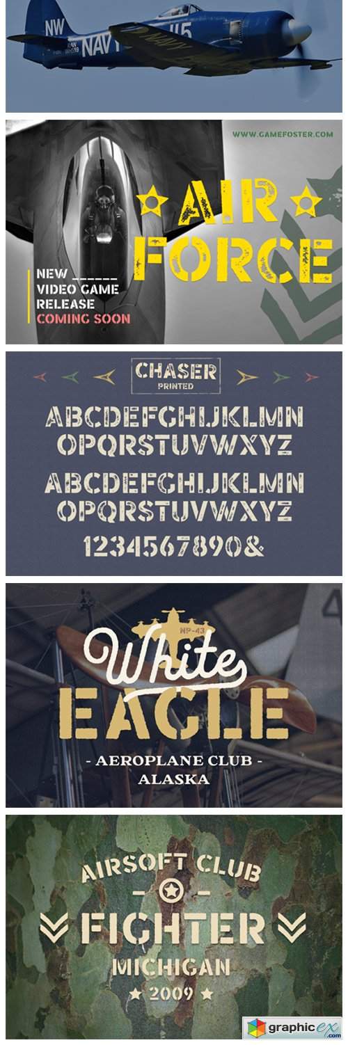  Chaser Font 