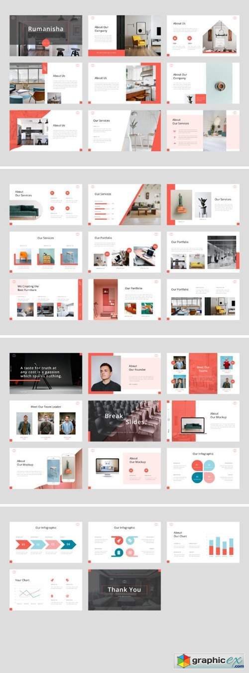 Rumanisha - Interior PowerPoint Template