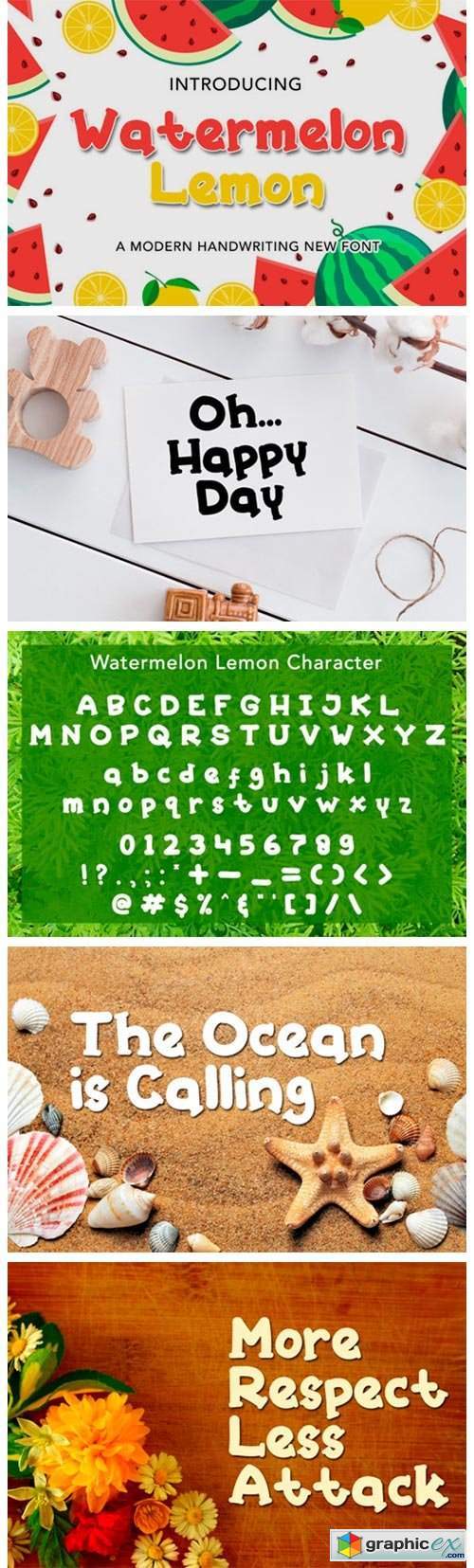 Watermelon Lemon Font