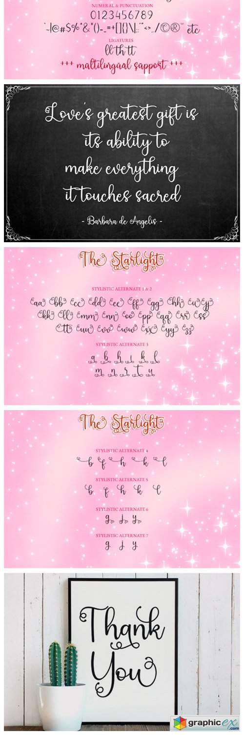  The Starlight Font 