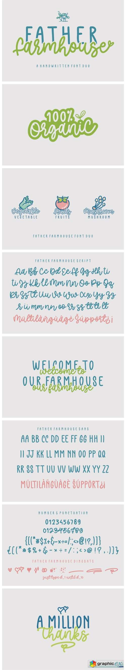 Father Farmhouse Font 