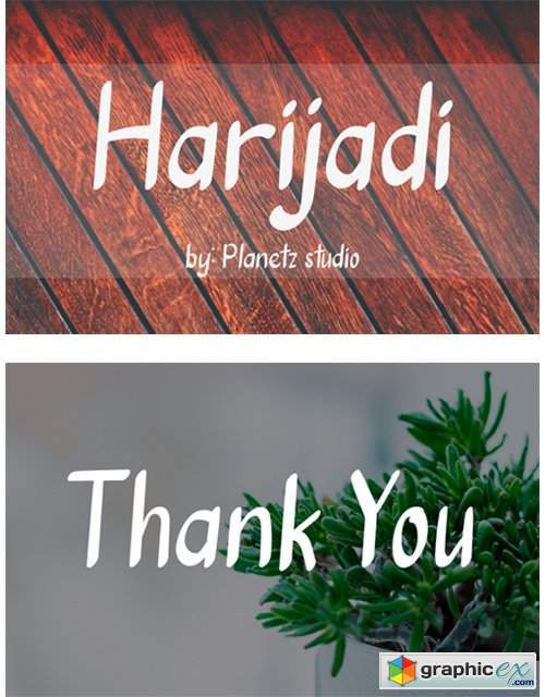 Harijadi Font