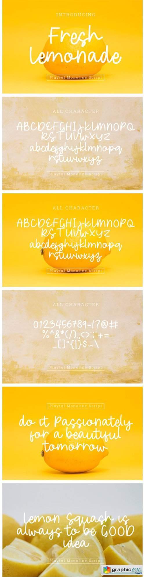 Fresh Lemonade Font