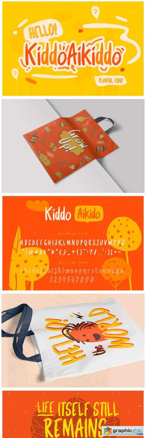 Kiddo Aikiddo Font