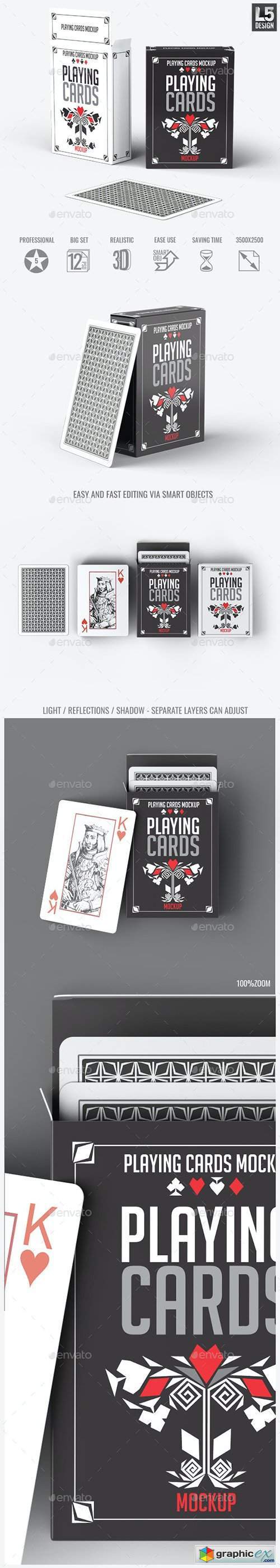 Playing Cards Mock-Up 15963077