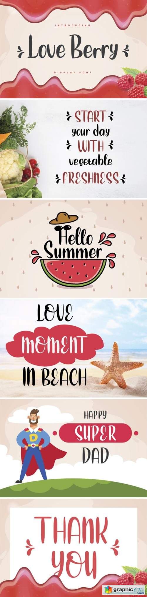  Love Berry Font 