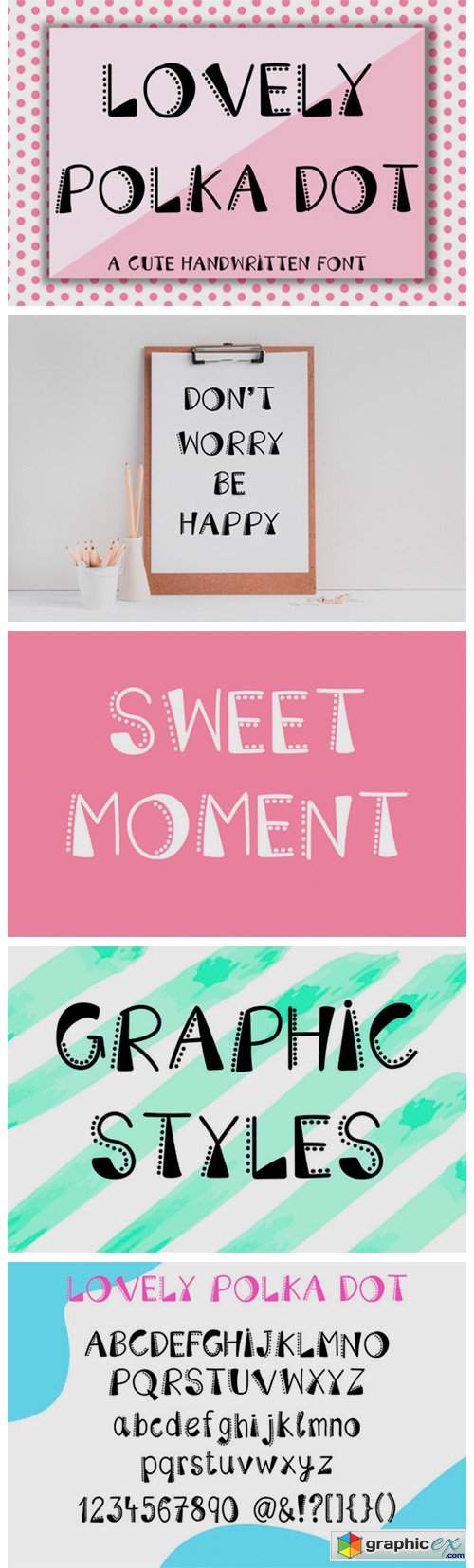  Lovely Polka Dot Font 