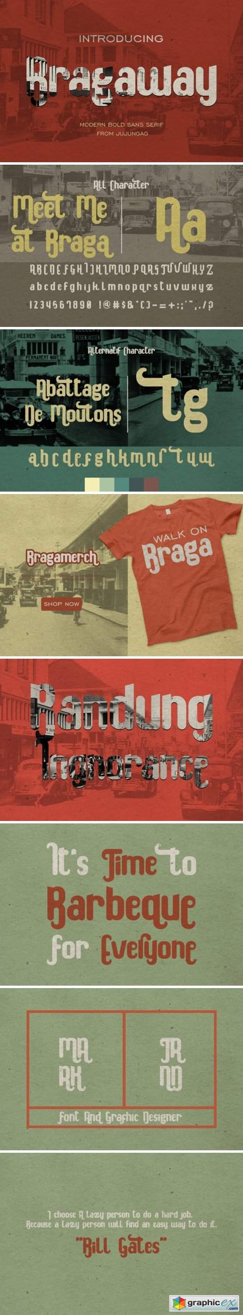  Bragaway Font 