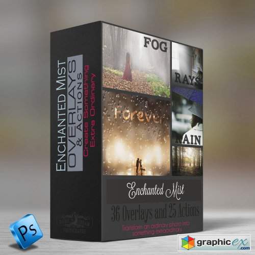 Enchanted Mist - Photoshop Actions & Overlays Collection