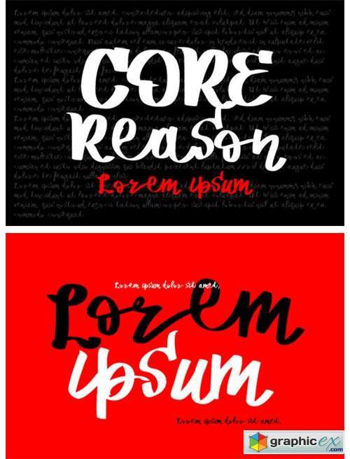 Core Reason Font