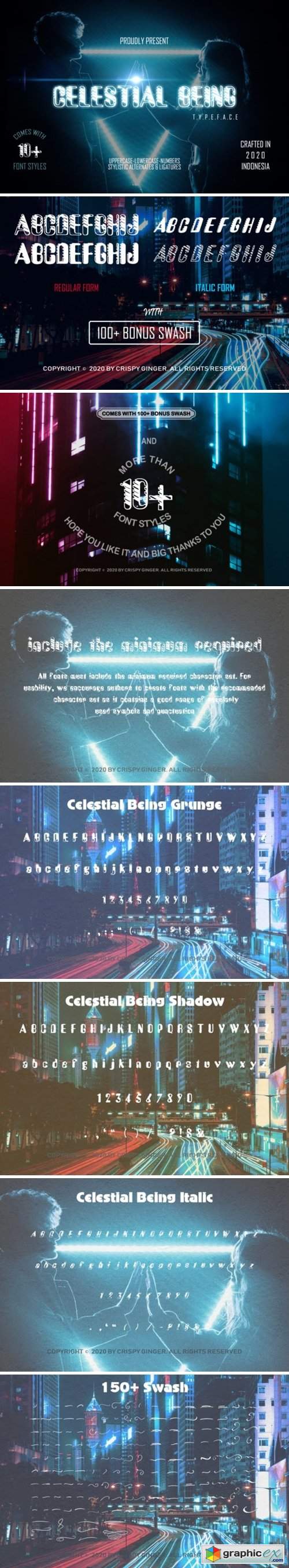  Celestial Being Font 