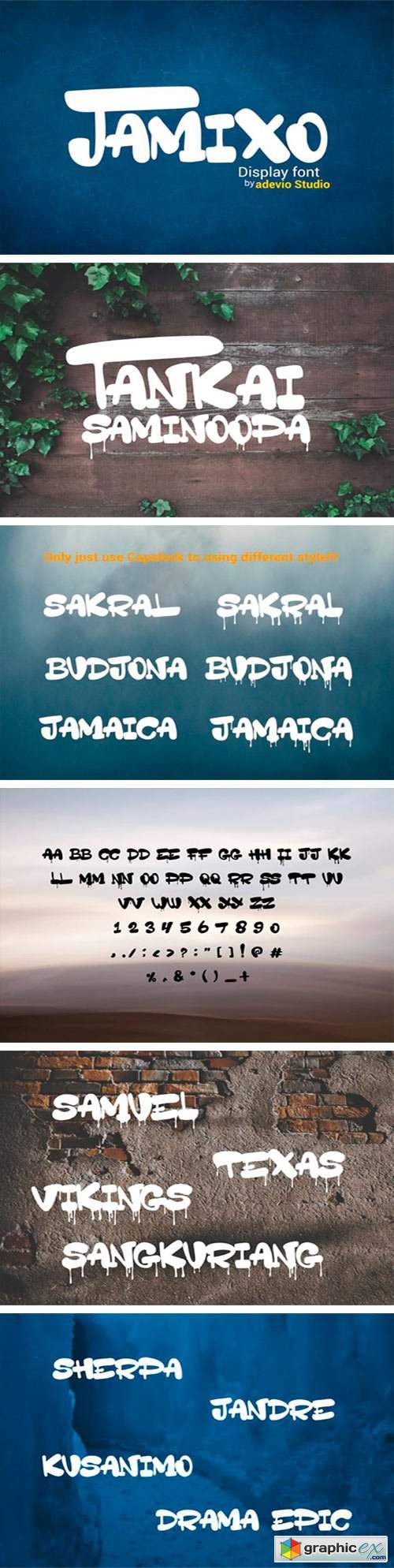  Jamixo Font 