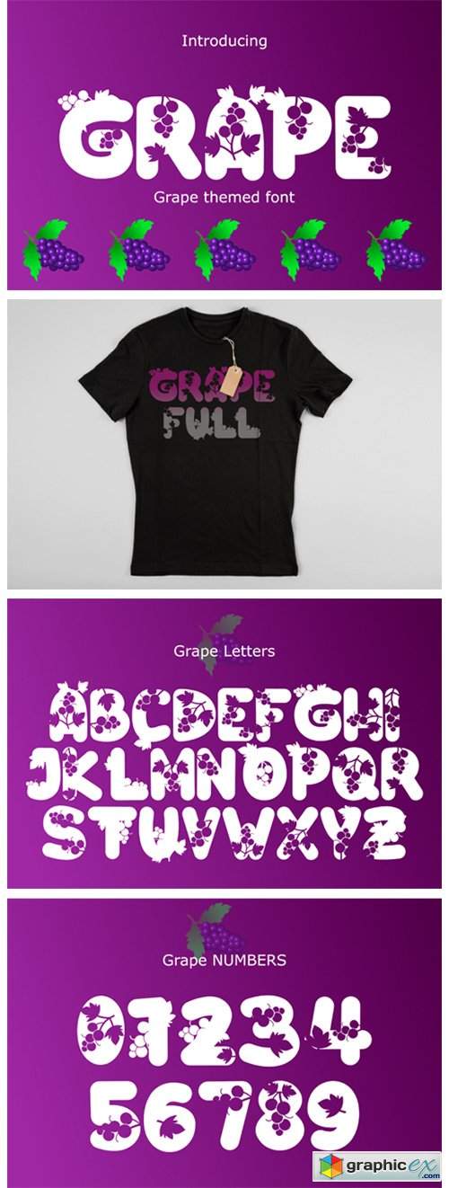  Grape Font 