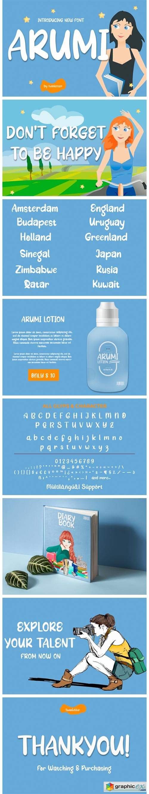  Arumi Font 