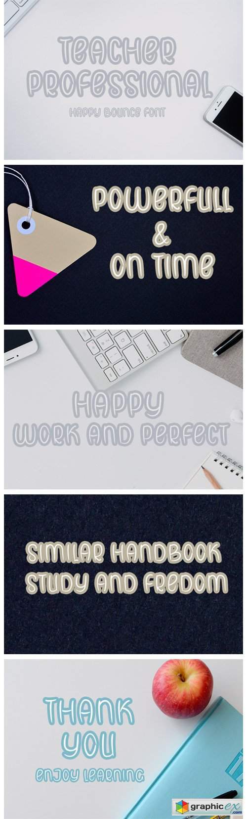 Teacher Professional Font