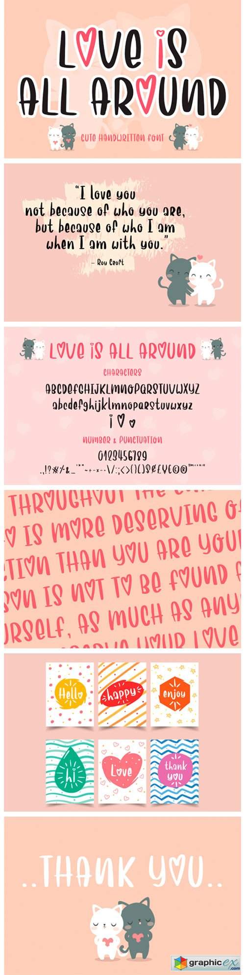  Love is All Around Font 
