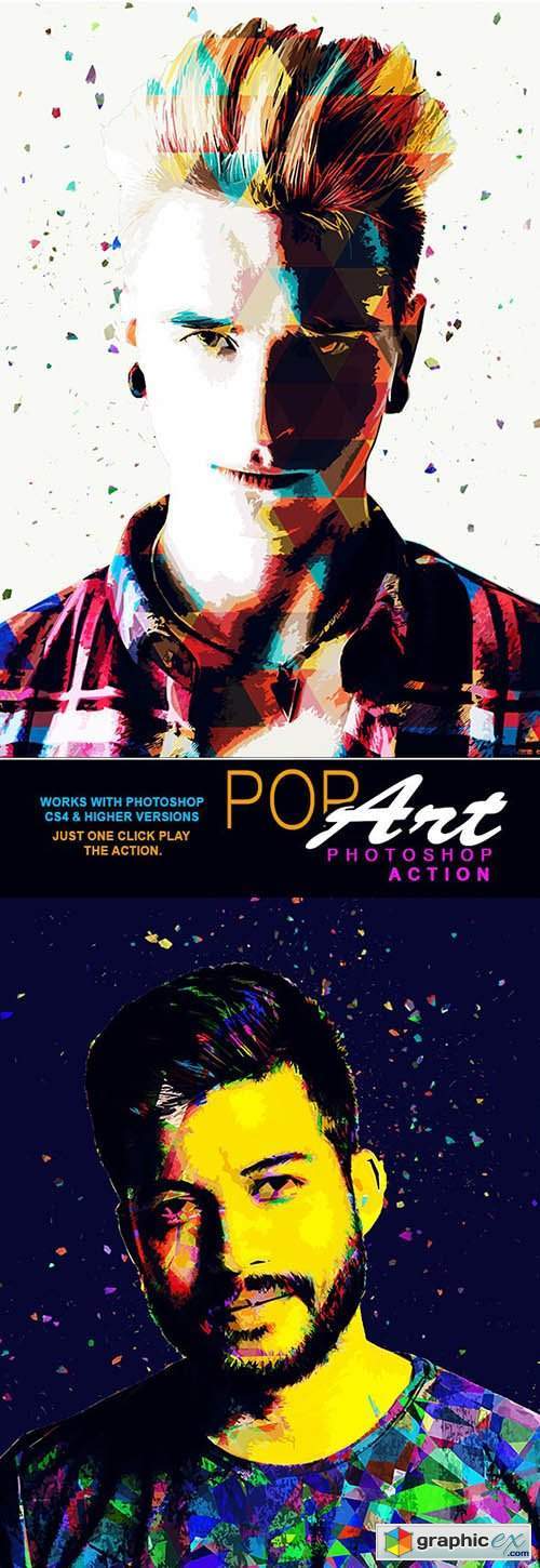 Pop Art Photoshop Action 26433420 » Free Download Vector Stock Image