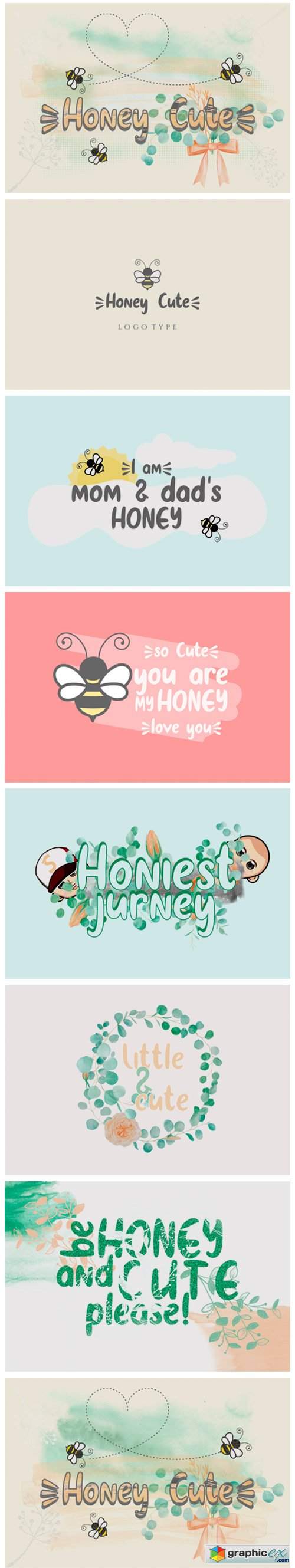  Honey Cute Font 