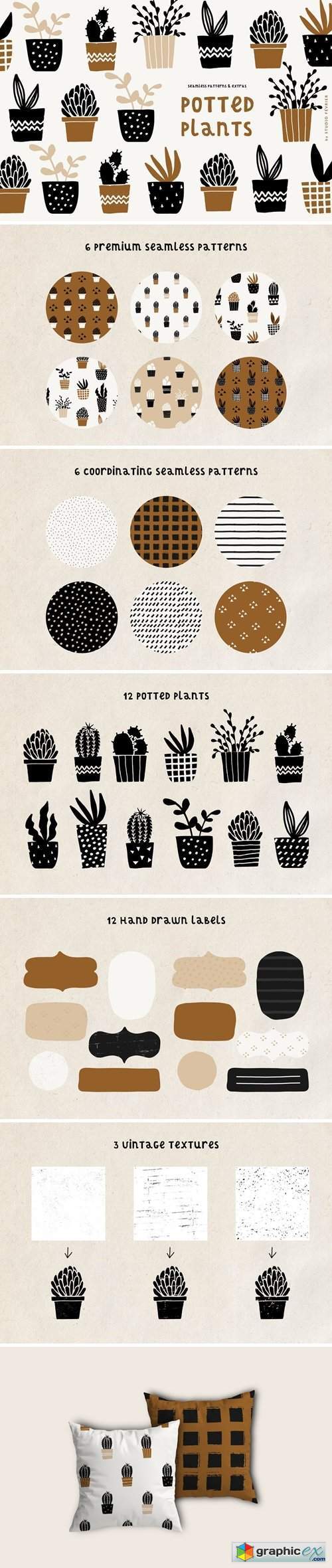 Potted Plants | Patterns & Extras