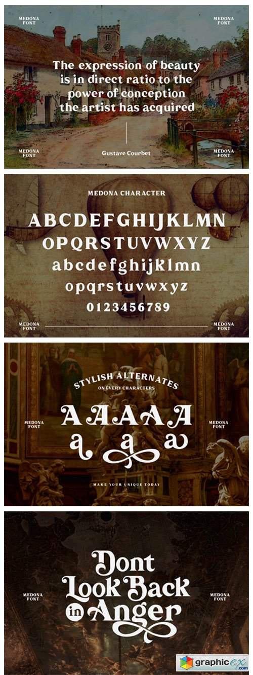  Medona Font 