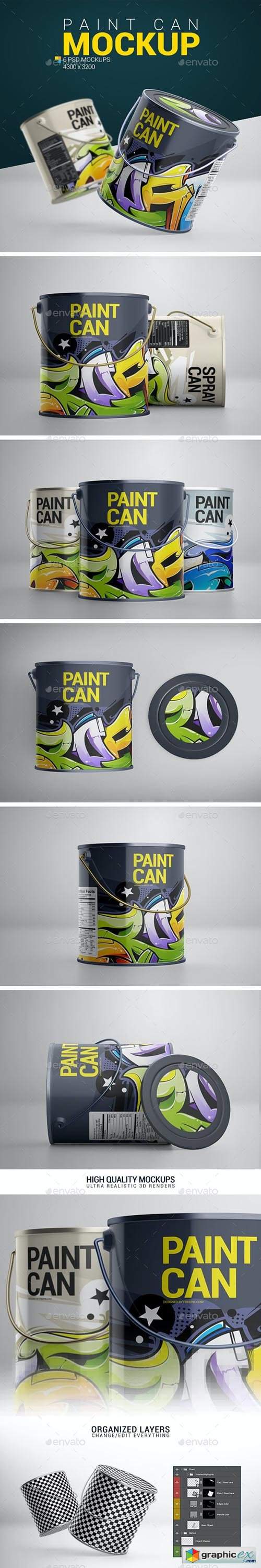 Download Paint Can Mockup 24030529 Free Download Vector Stock Image Photoshop Icon