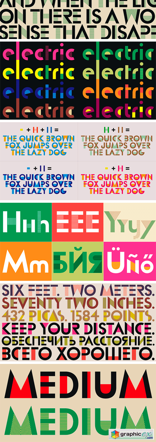 Lincoln Electric Font Family
