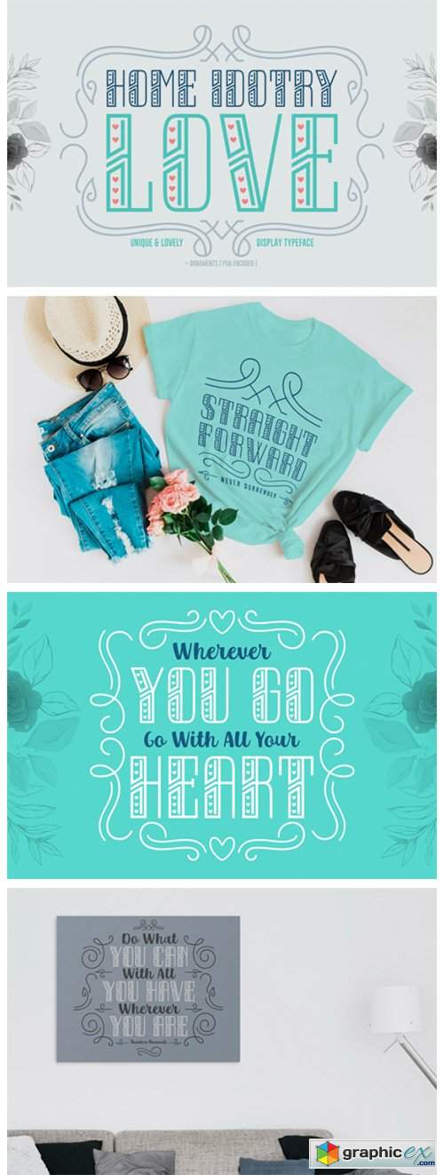  Home Idotry Love Font 