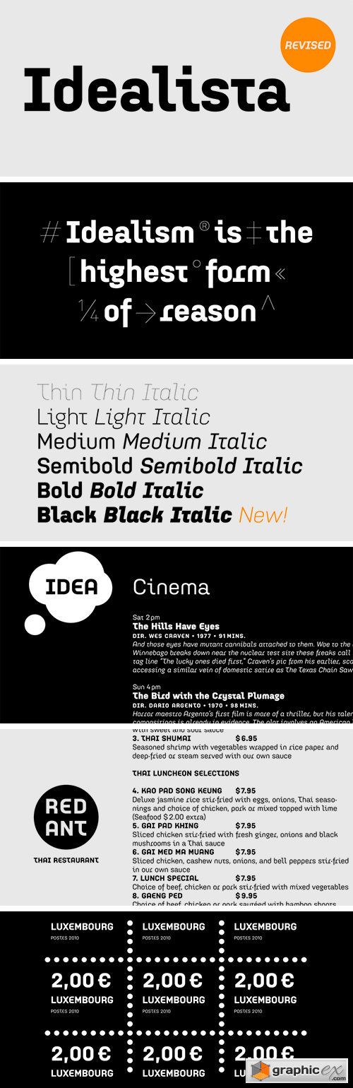  Idealista Font Family (Udated) 