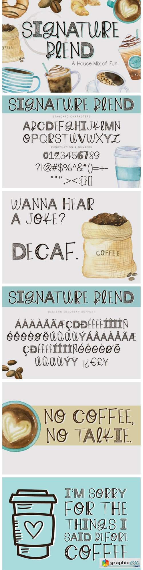 Signature Blend Font