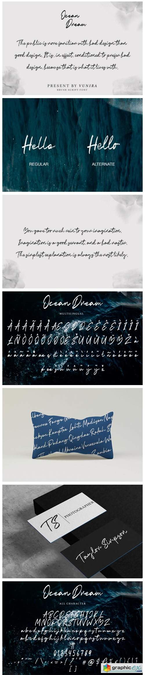  Ocean Dream Font 