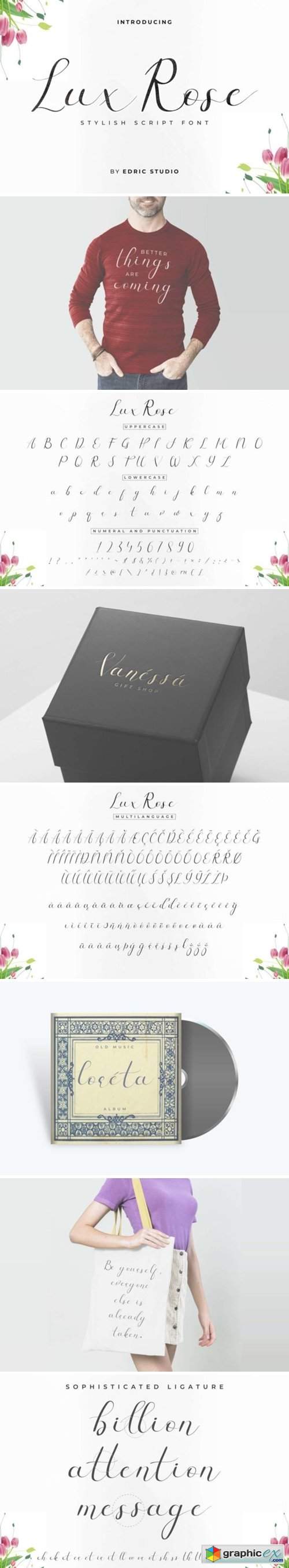  Lux Rose Font 