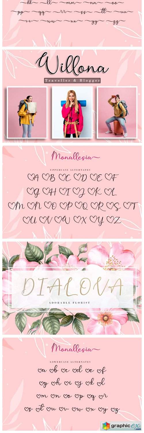  Monallesia Font 