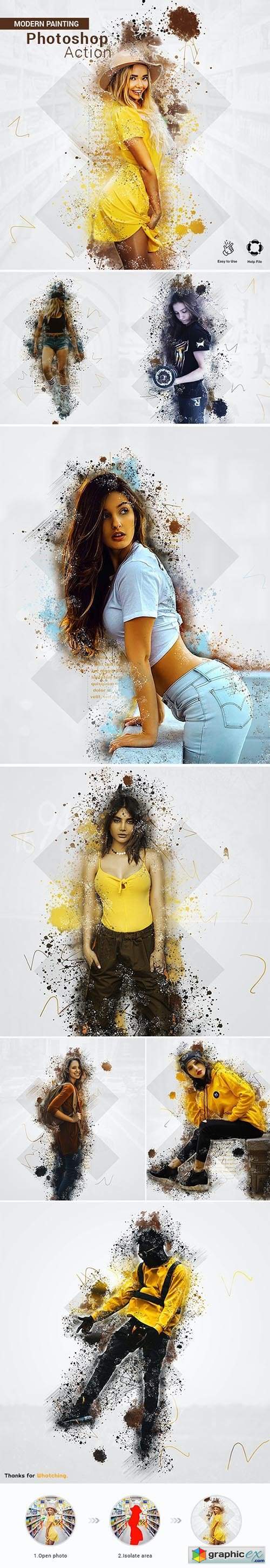 Painting Photoshop Action 27497079