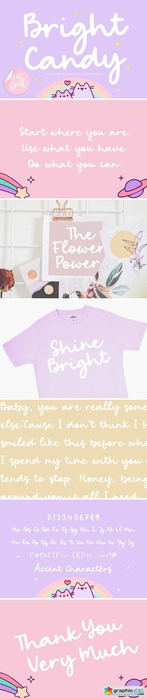  Bright Candy Font 