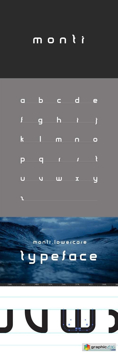  Monti Minimal Typeface 