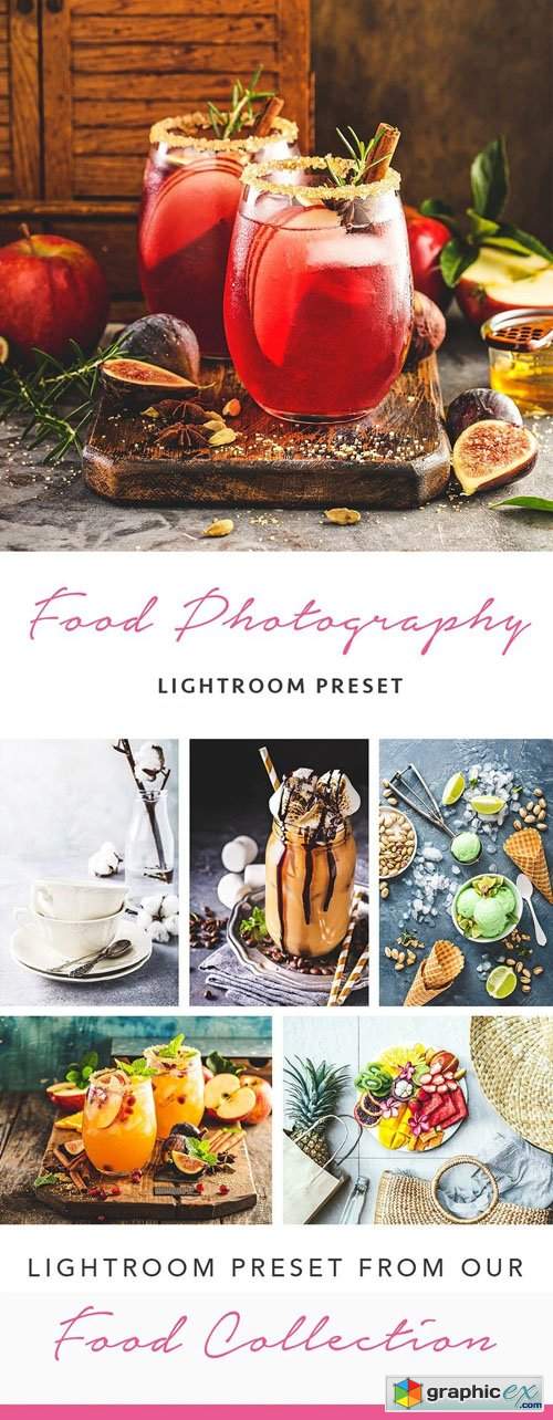  Food Photography - Lightroom Presets 