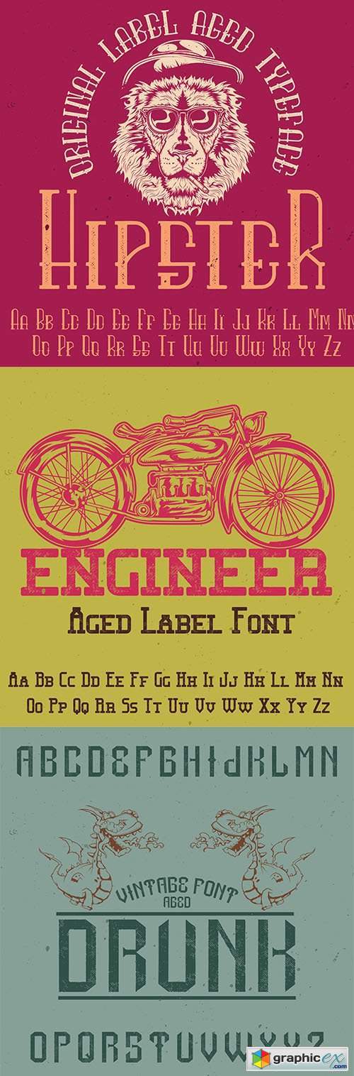 Original label typeface Good to use in any label design