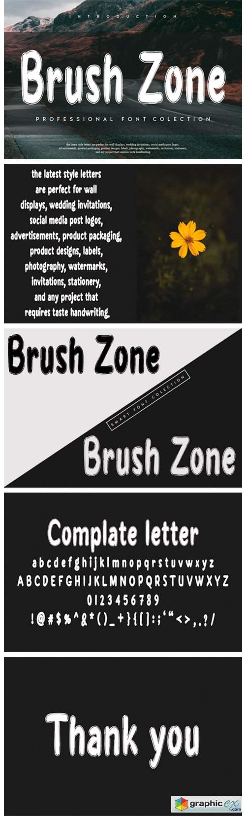  Brush Zone Font 