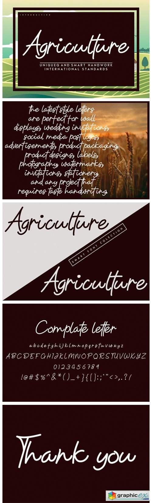 Agriculture Font