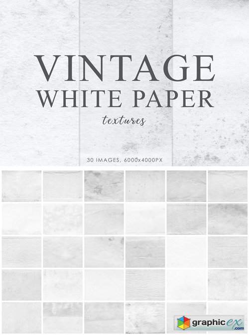  White Vintage Paper Textures 