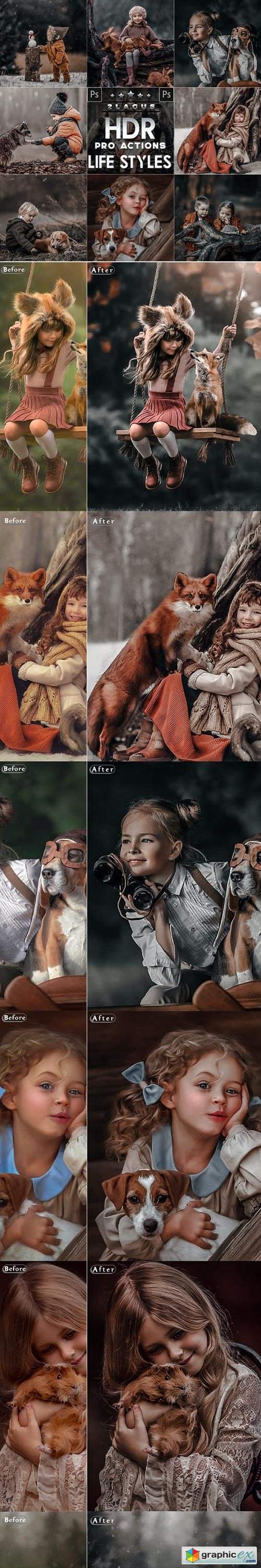 PRO HDR Photoshop Actions 26629578