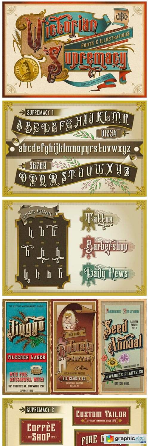  Victorian Supremacy Font 