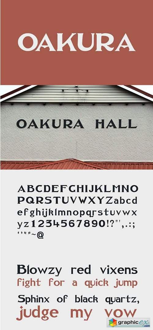  Oakura Serif Font 