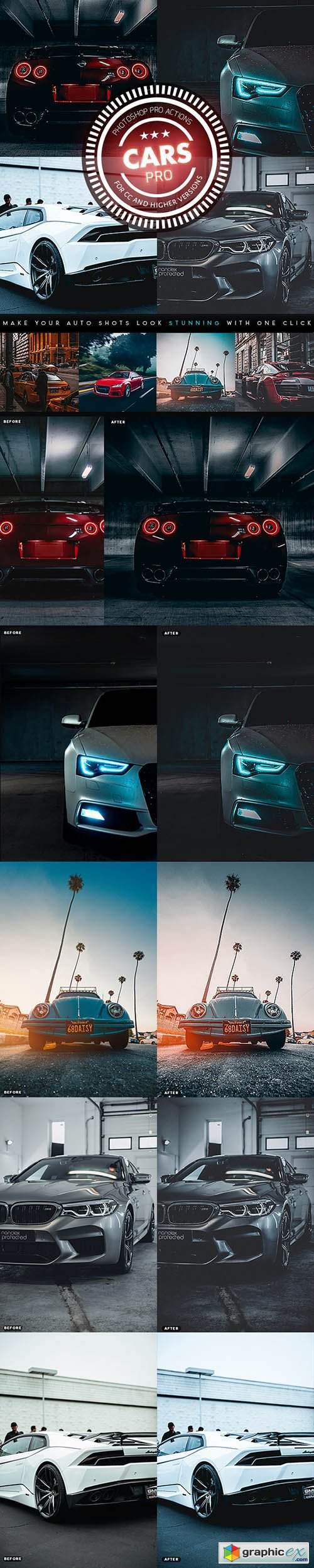 PRO Cars Photoshop Actions