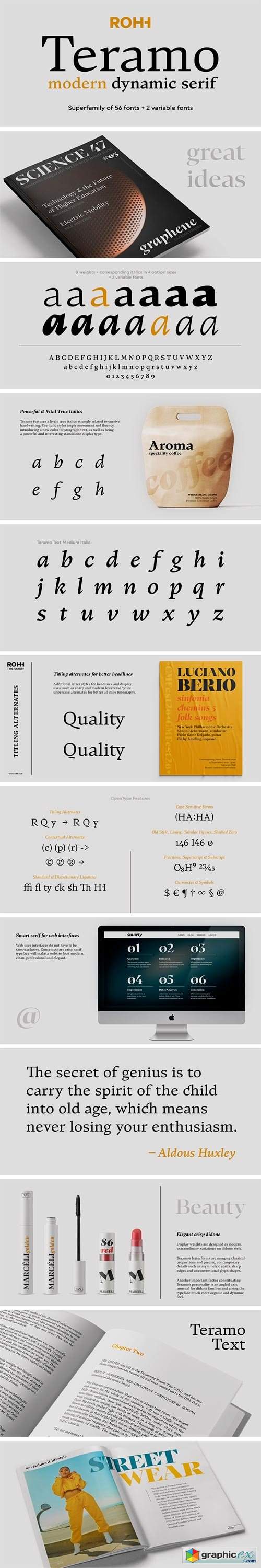  Teramo Font Family 