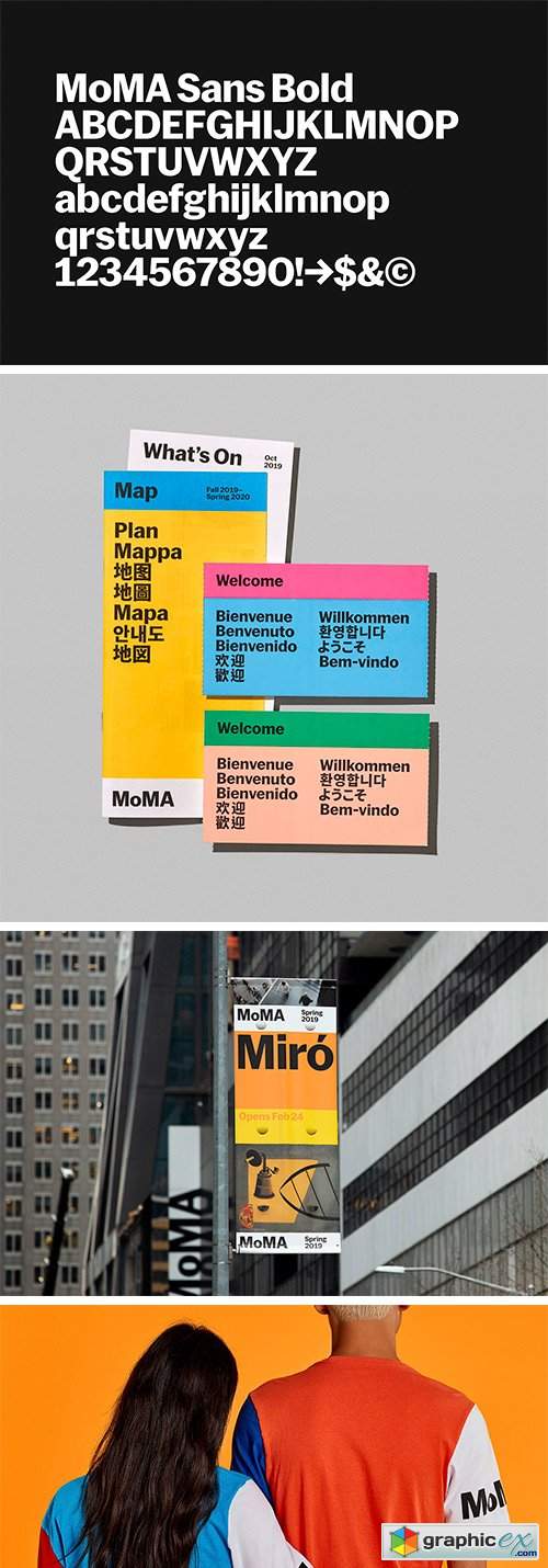  MoMA Sans - Custom Typeface by Commercial Type Foundry 