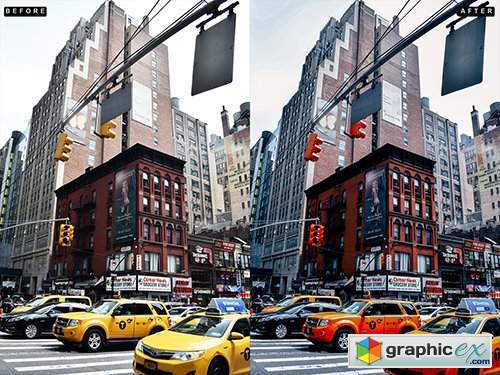 Famous City's / NEW YORK - Photoshop Action
