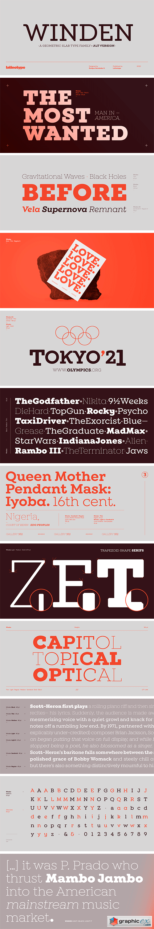 Winden Font Family